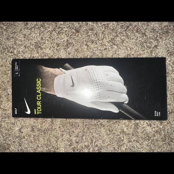 Nike Tour Classic Men’s Regular White Right Golf Glove New - Picture 1 of 12